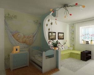 Дизайн комнаты для разнополых детей