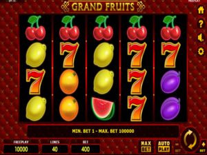 Grand Fruits в казино Вулкан онлайн