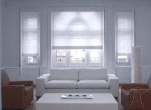 прозрачные рулонные шторы на окна